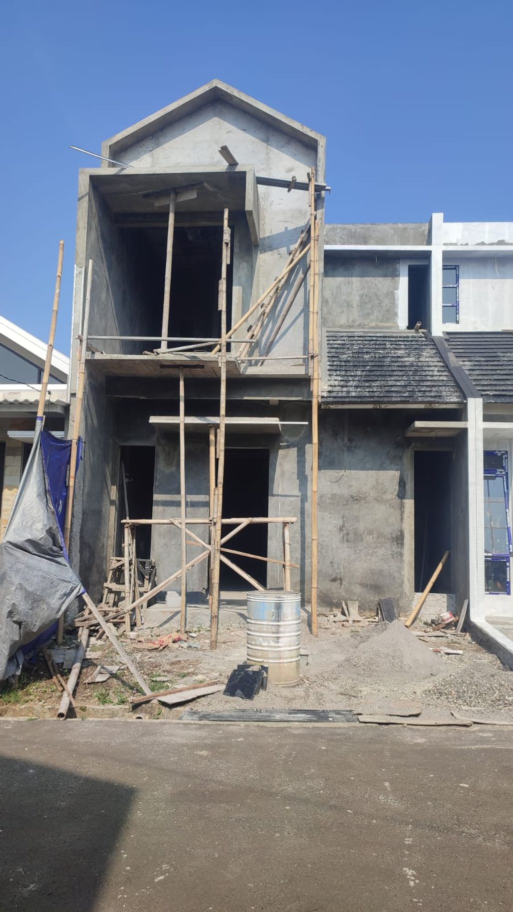 foto tampak rumah tipe 60/2Lt perumahan NUANSA BUKIT BITUNG