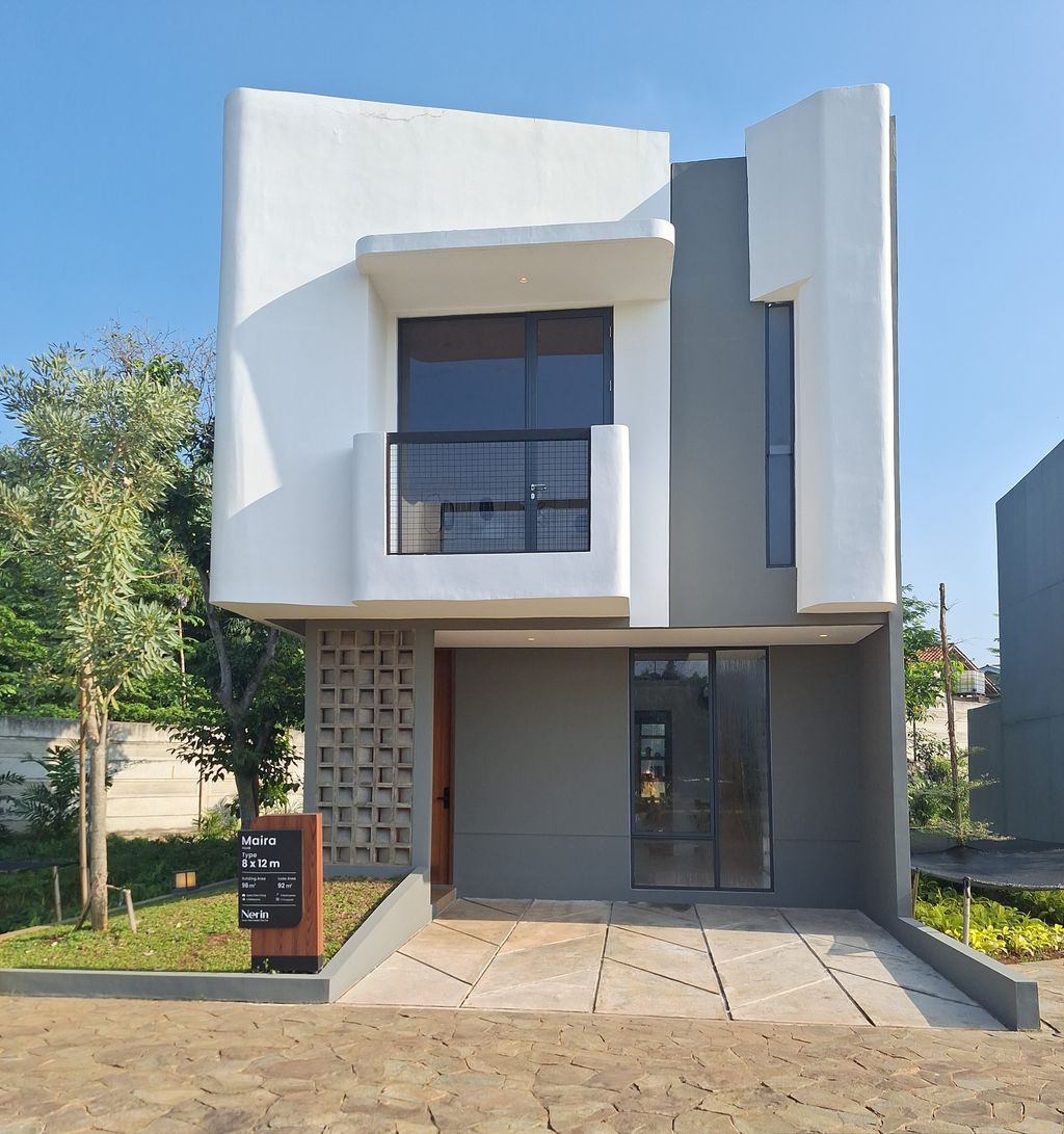 foto tampak rumah tipe MAIRA perumahan GIANTARA SERPONG CITY