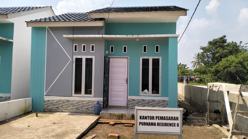 foto contoh rumah perumahan PURNAMA RESIDENCE 8 TAHAP 2