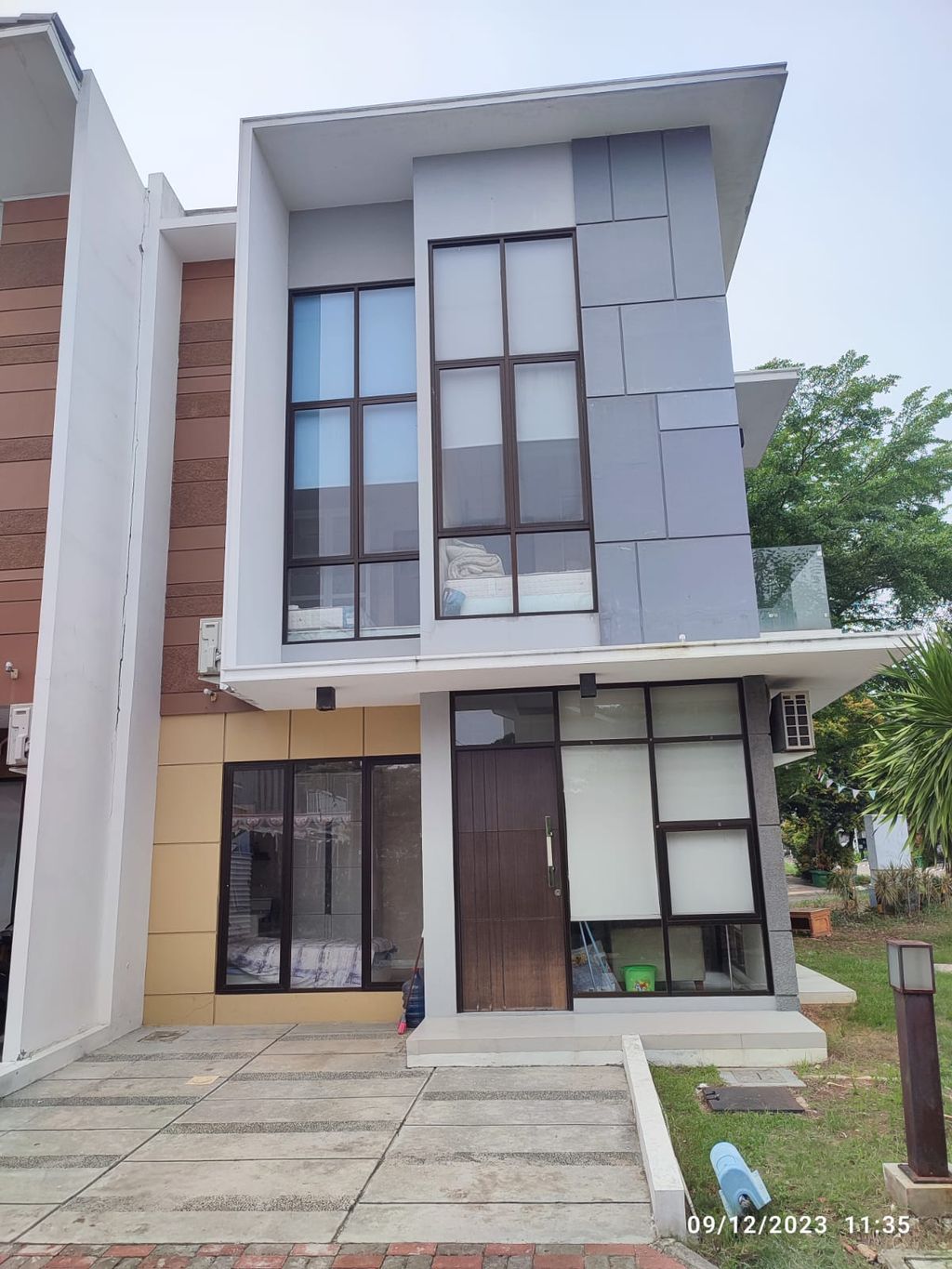 foto tampak rumah tipe RIVER GARDEN 53/75 perumahan Perumahan Galuh Mas