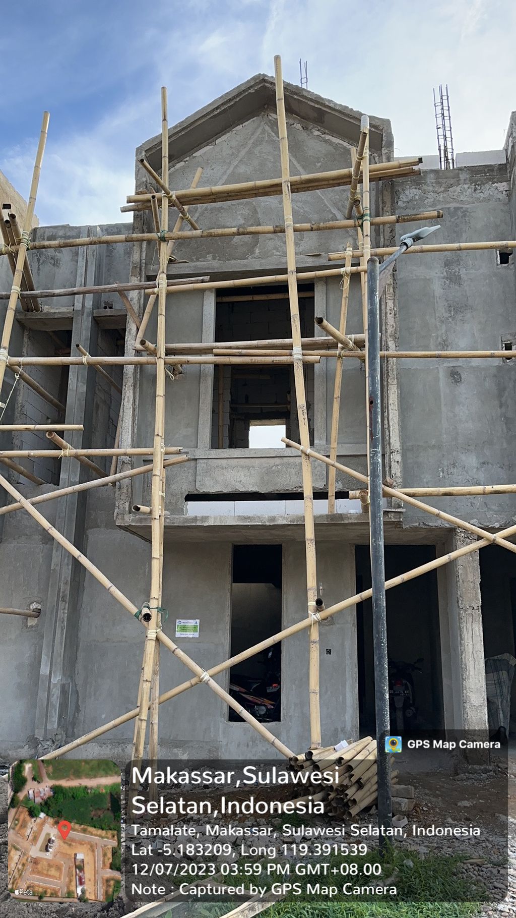 foto tampak rumah tipe MSDR-0012 perumahan Marshmallow