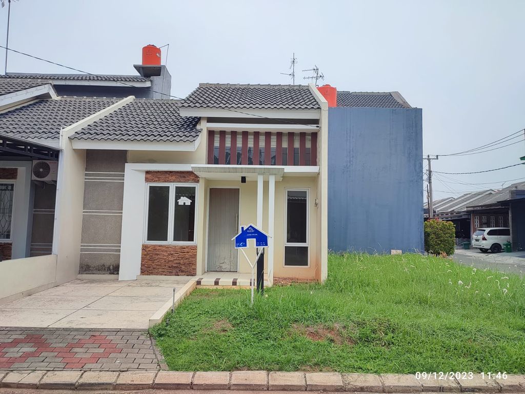 foto tampak rumah tipe COURTYARD 36/108 perumahan Perumahan Galuh Mas