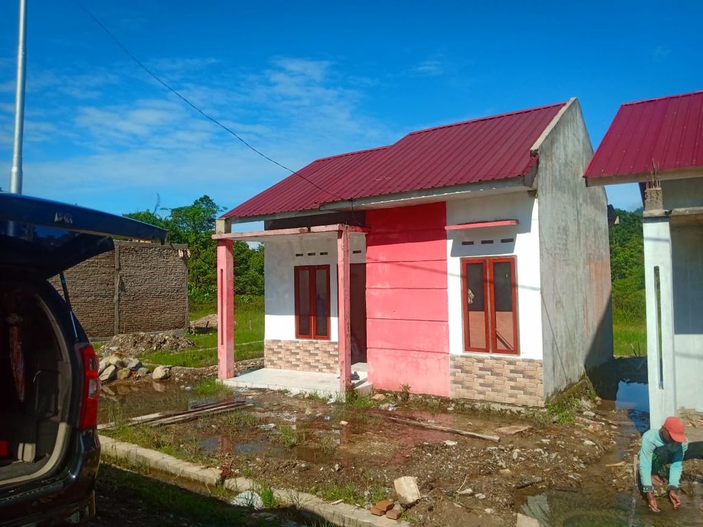 foto tampak rumah tipe subsidi perumahan GRIYA INDAH WIRATAMA