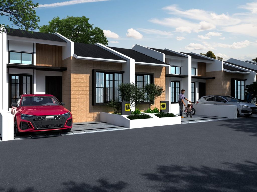 foto tampak rumah tipe 36/73 perumahan Grand Nadaa Residence