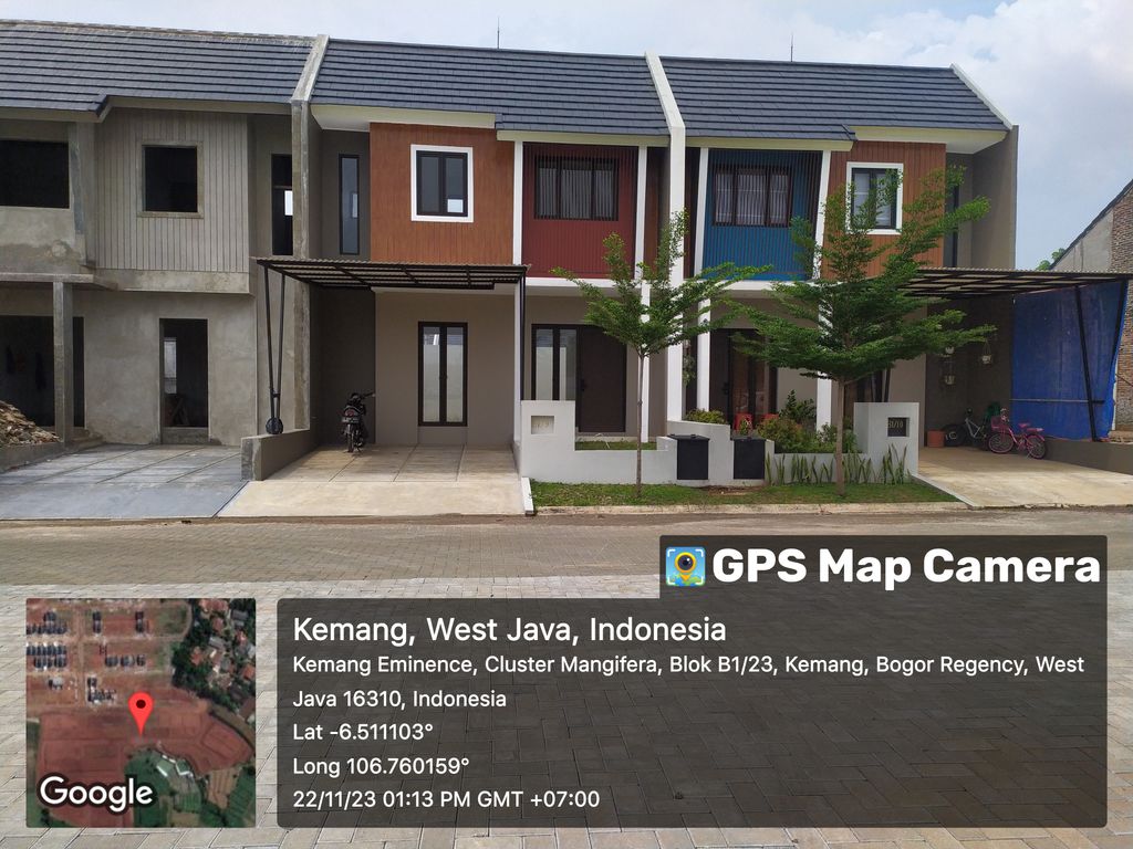 foto contoh rumah perumahan Kemang Eminence Cluster Garcinia