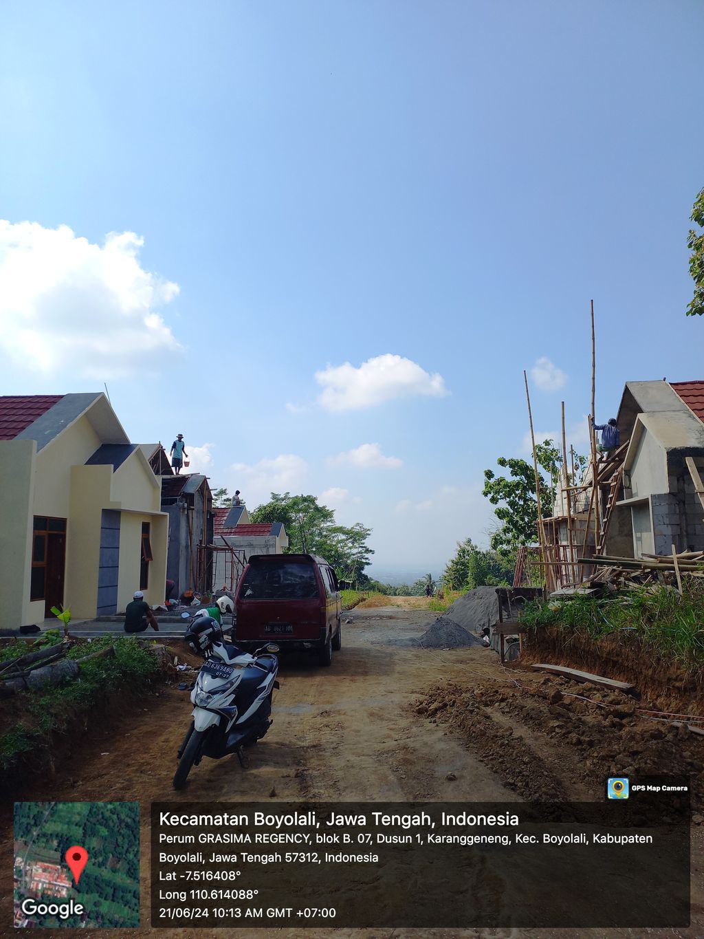 foto posisi tengah perumahan Nata Residence