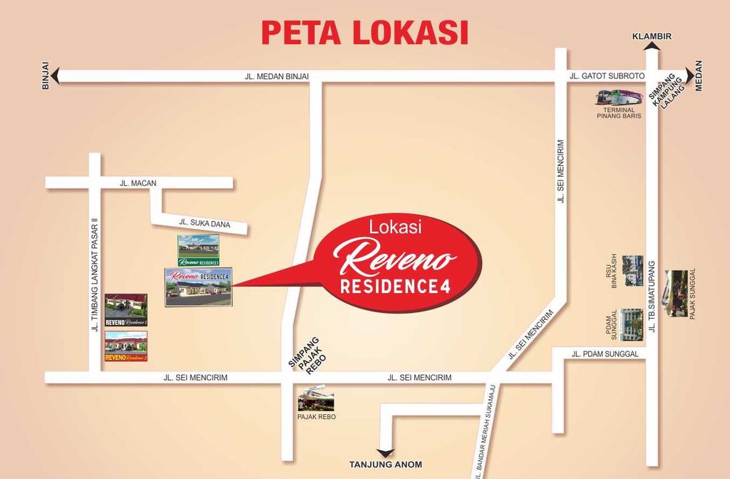 foto denah rumah tipe 36/90 perumahan Reveno Residence 4