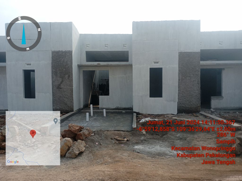 foto posisi tengah perumahan MARISON REGENCY SAMPIH