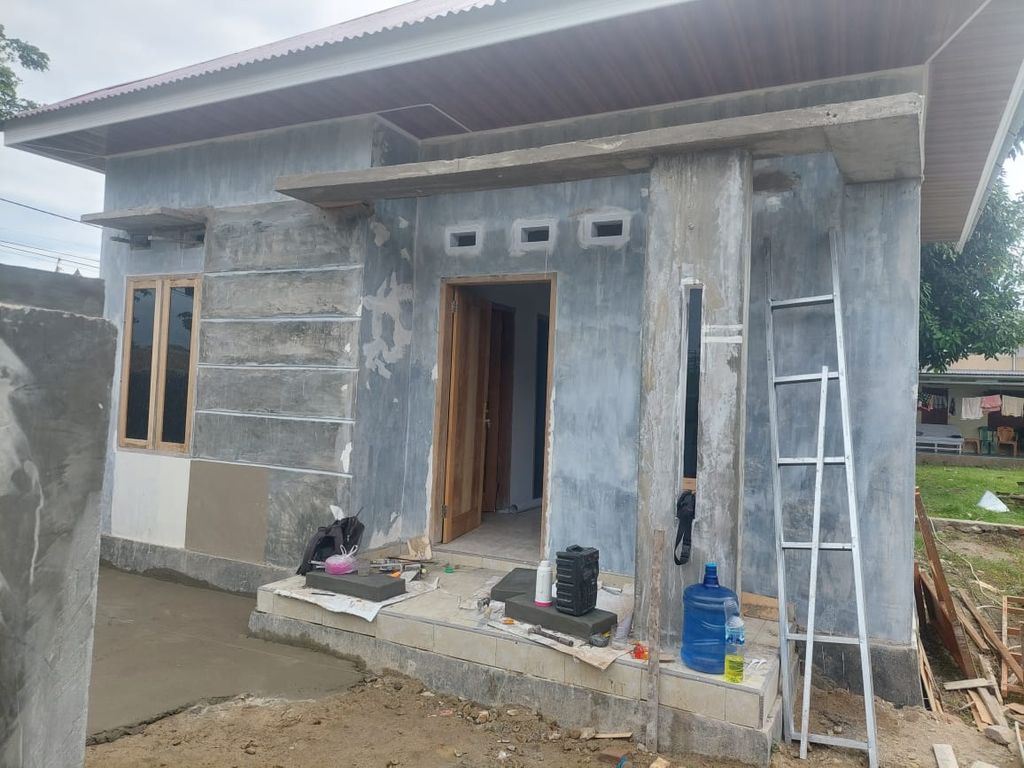 foto tampak rumah tipe 36 perumahan Perumahan Taman Indah Kalfani 2