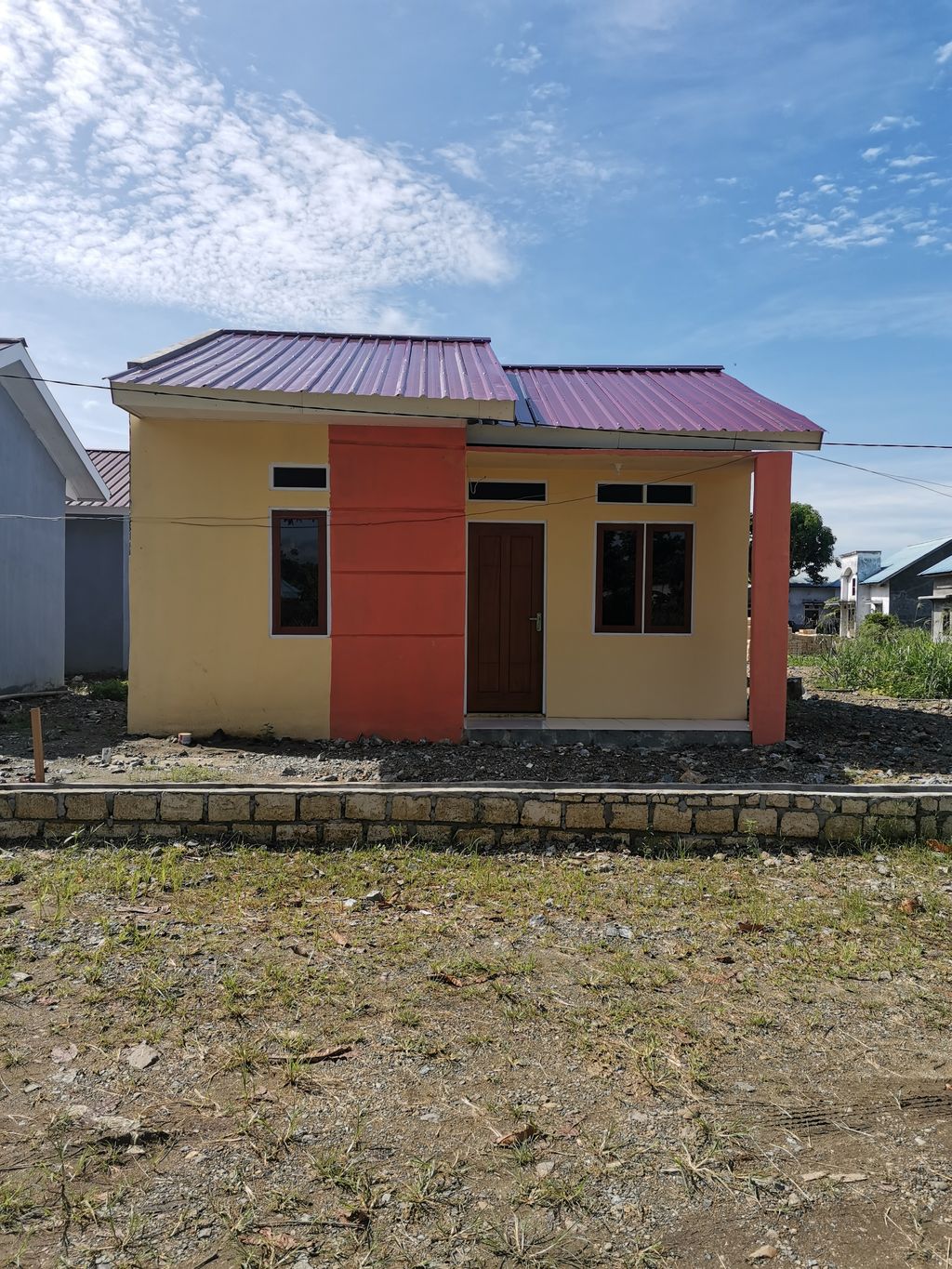 foto tampak rumah tipe 36 perumahan MUTIARA SENTANI RESIDENT