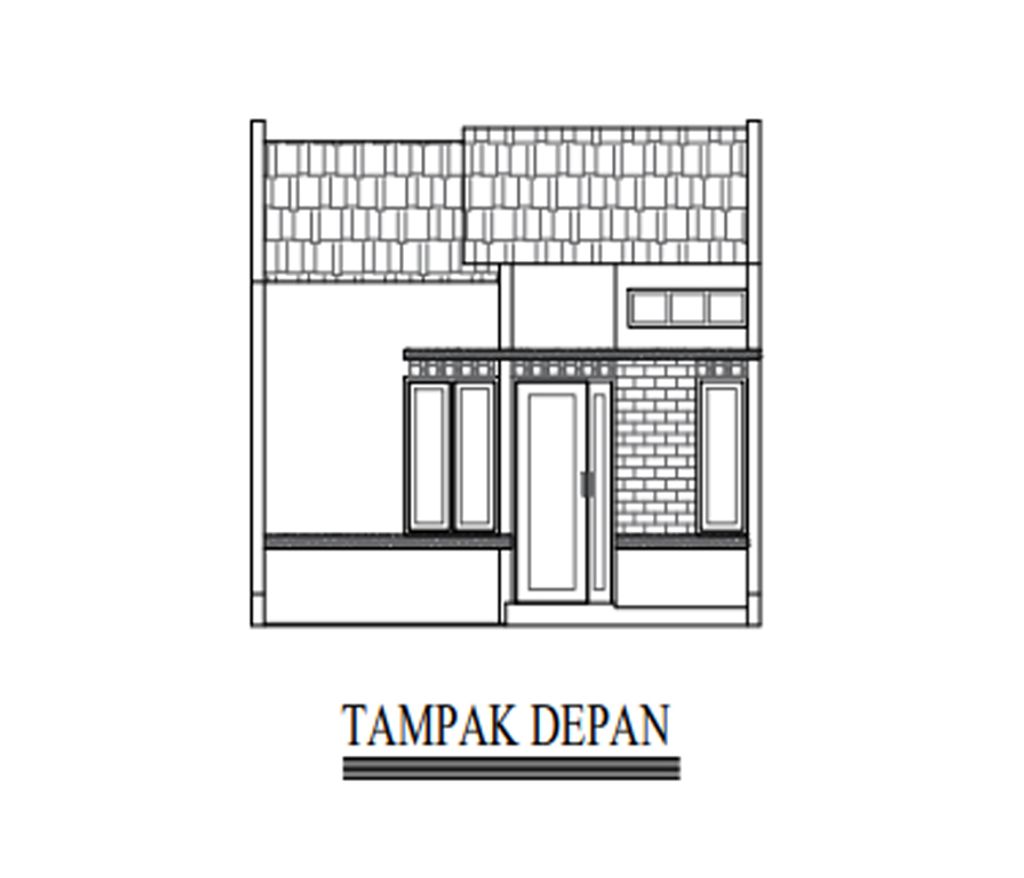 foto denah rumah tipe 36/60 perumahan PERUMAHAN JABON INDAH