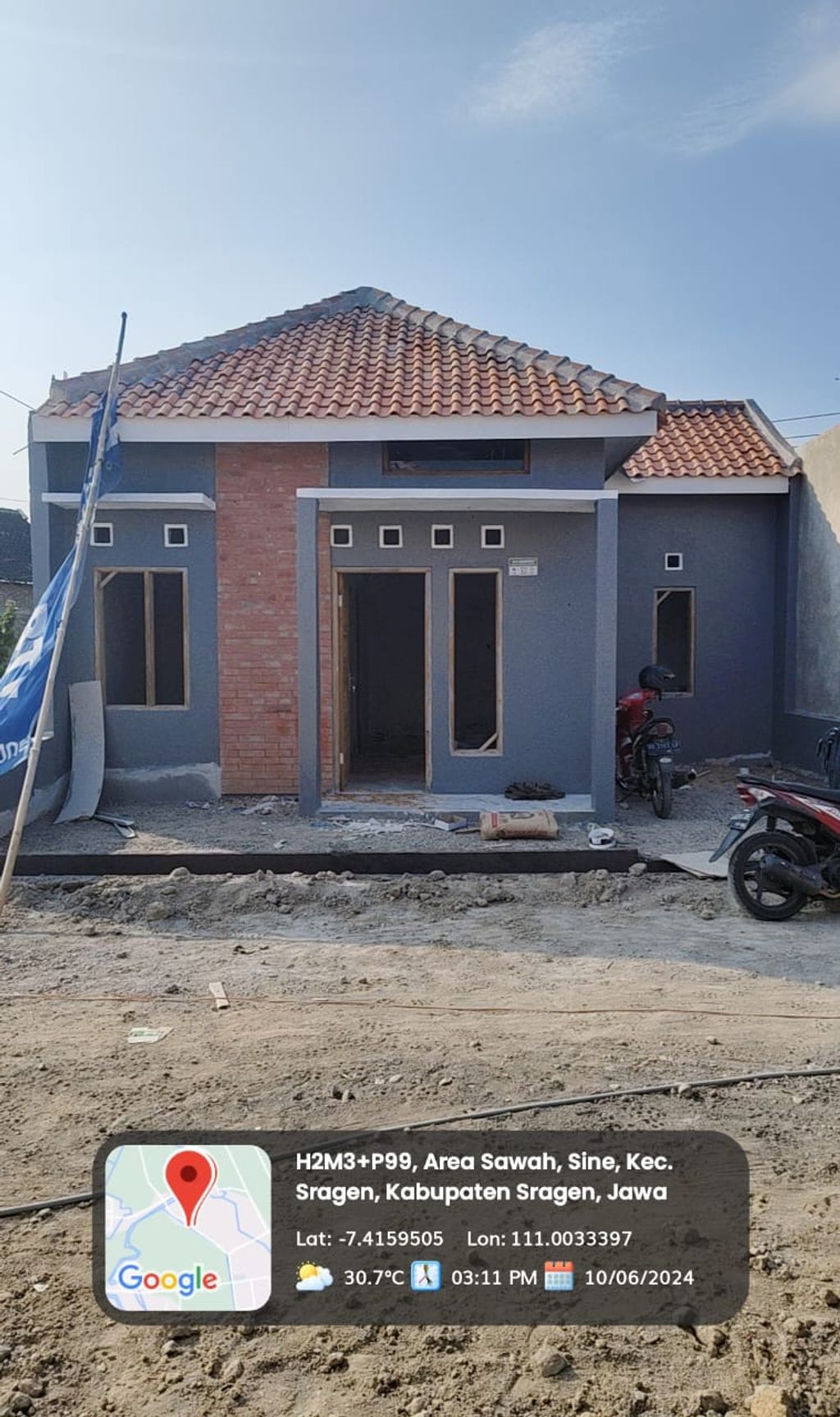 foto tampak rumah tipe GRIYA HASANAH RESIDENCE 1 perumahan GRIYA HASANAH RESIDENCE 1