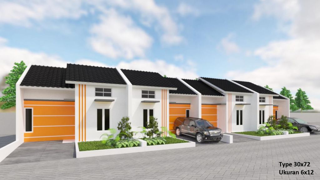 foto tampak rumah tipe 30/72 perumahan SWAN MENGANTI PARK (TAHAP 2)