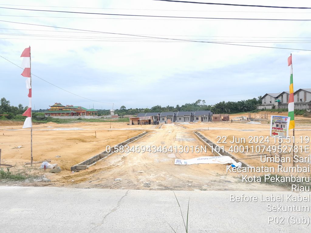 foto gerbang perumahan BUMI RIAU LESTARI 6
