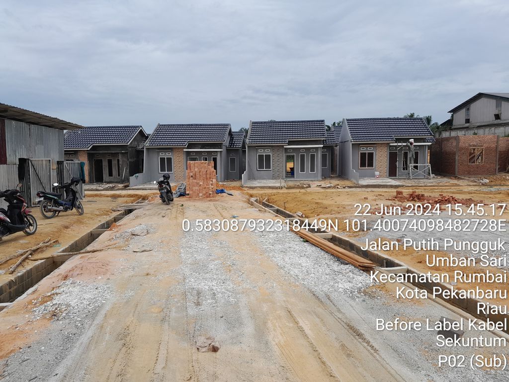 foto posisi tengah perumahan BUMI RIAU LESTARI 6