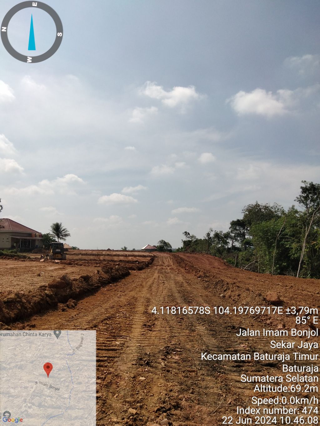 foto posisi tengah perumahan KAPURAN CENTER POINT