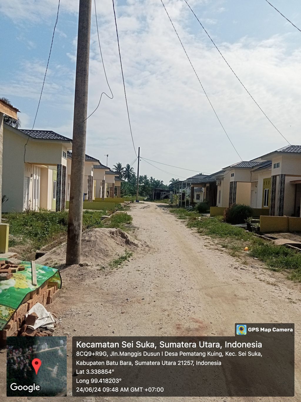 foto posisi tengah perumahan Aqila Residence 3