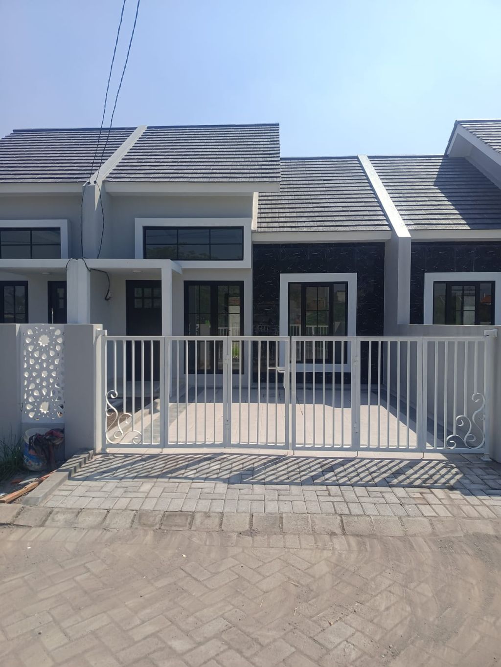 foto tampak rumah tipe New T. 36 perumahan PRIMA GARDEN ESTATE