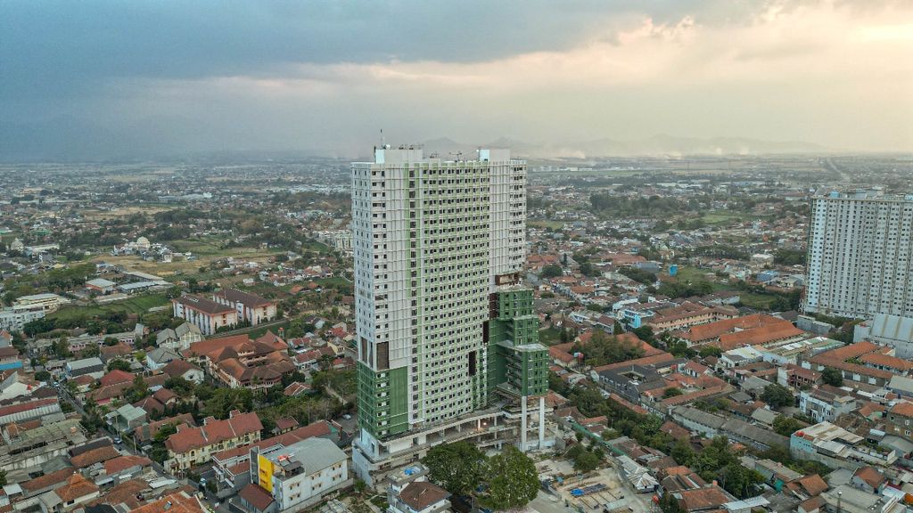 foto posisi tengah perumahan LOUVIN