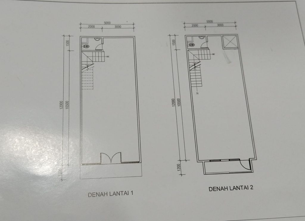 foto denah rumah tipe R3 perumahan Griya Asri Lestari