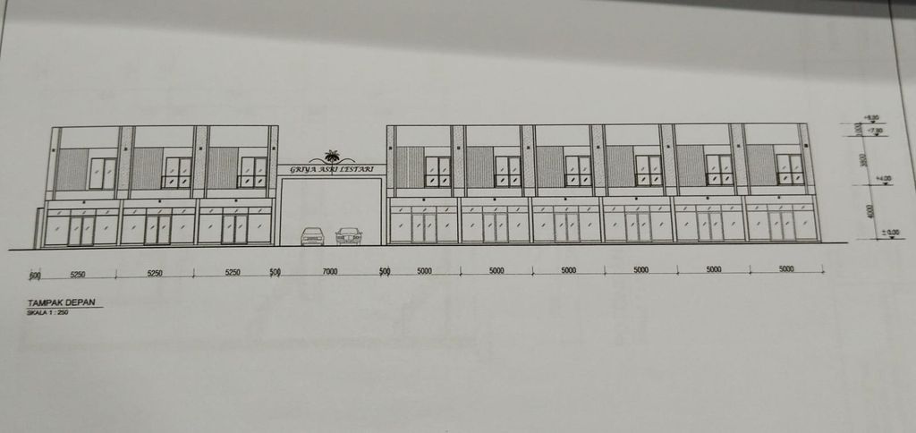 foto tampak rumah tipe R5 perumahan Griya Asri Lestari