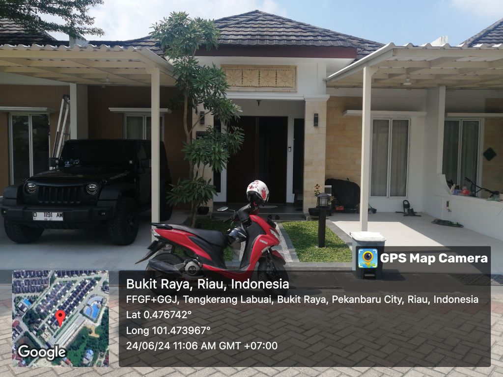 foto tampak rumah tipe SANUR perumahan Grand Cluster Ubud-s