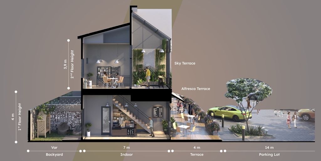 foto denah rumah tipe DAGO VIBE - 2 perumahan BUKIT DAGO - 2
