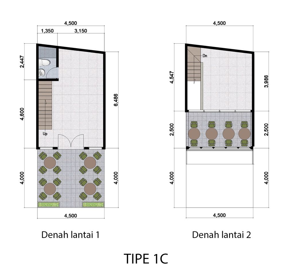 foto denah rumah tipe DAGO VIBE perumahan BUKIT DAGO - 2