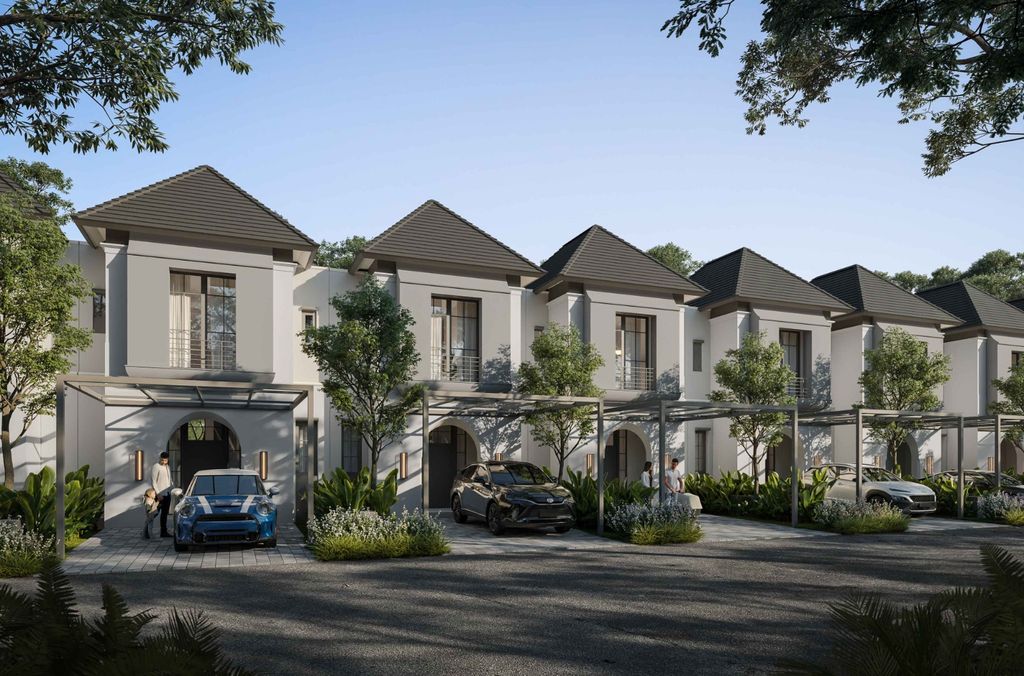 foto tampak rumah tipe ALBERT B perumahan CITRAGARDEN T2