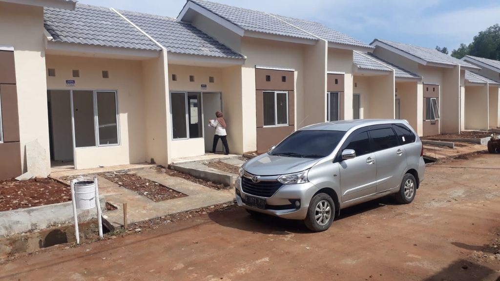 foto tampak rumah tipe Komersil 330 perumahan Nirwana Bojong Tahap 2