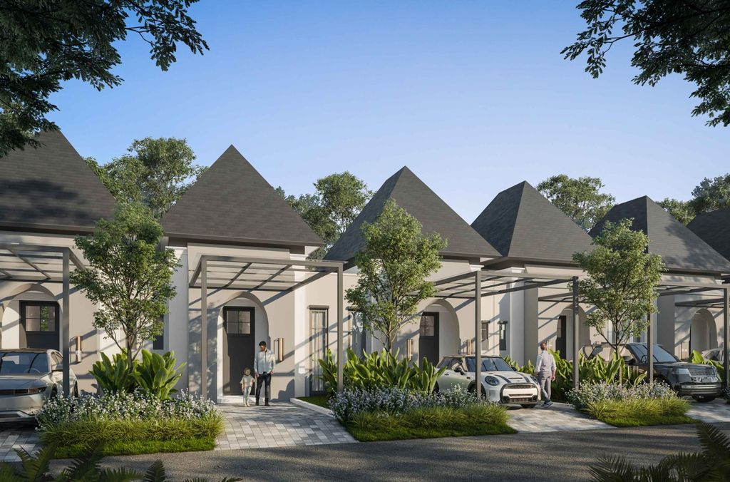 foto tampak rumah tipe AUSTIN perumahan CITRAGARDEN T2