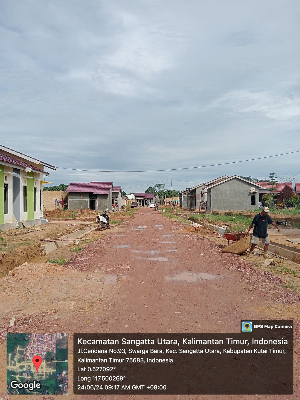 foto contoh rumah perumahan Sangatta Tama City 3 Tahap 2