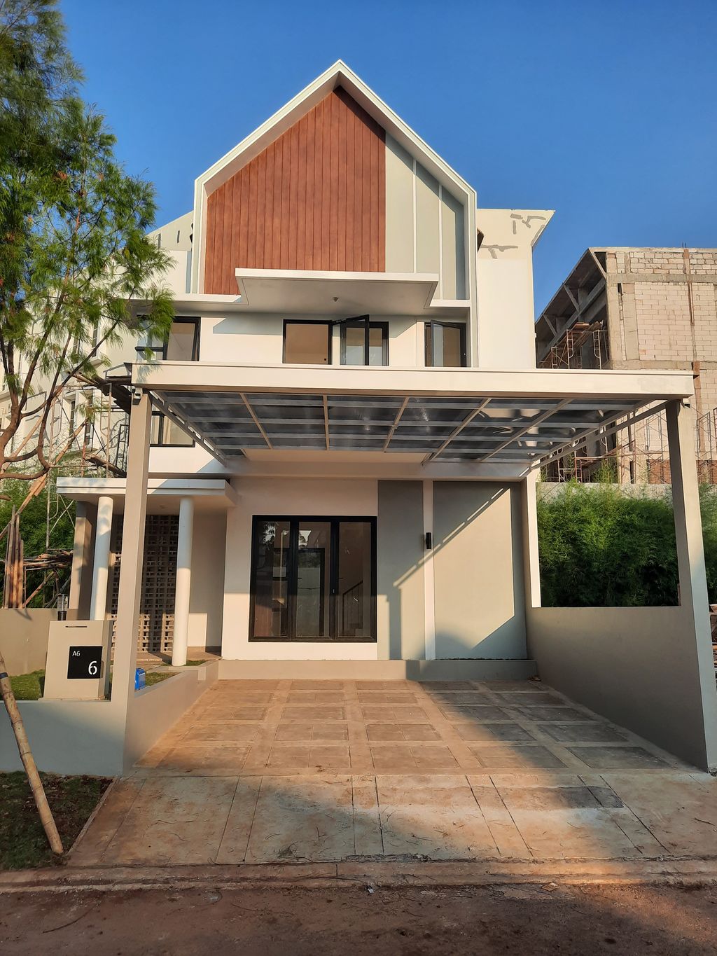 foto tampak rumah tipe Narada KP A06/06 perumahan KEDATON PARK TAHAP 3B