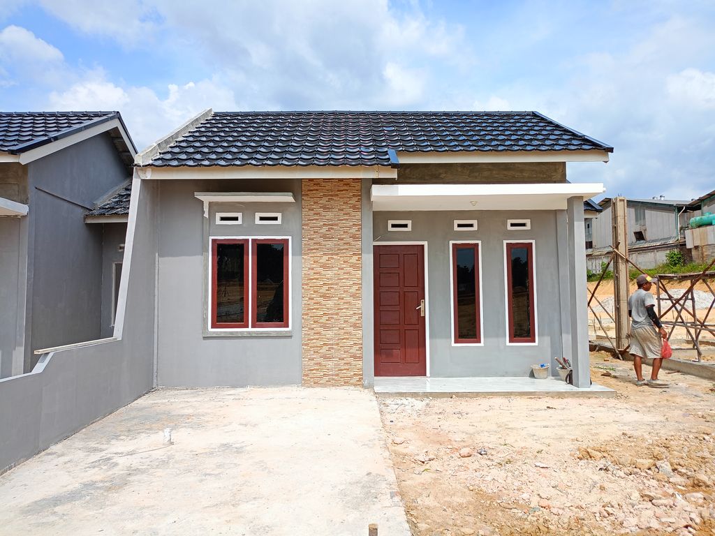 foto tampak rumah tipe 36/96 perumahan BUMI RIAU LESTARI 6