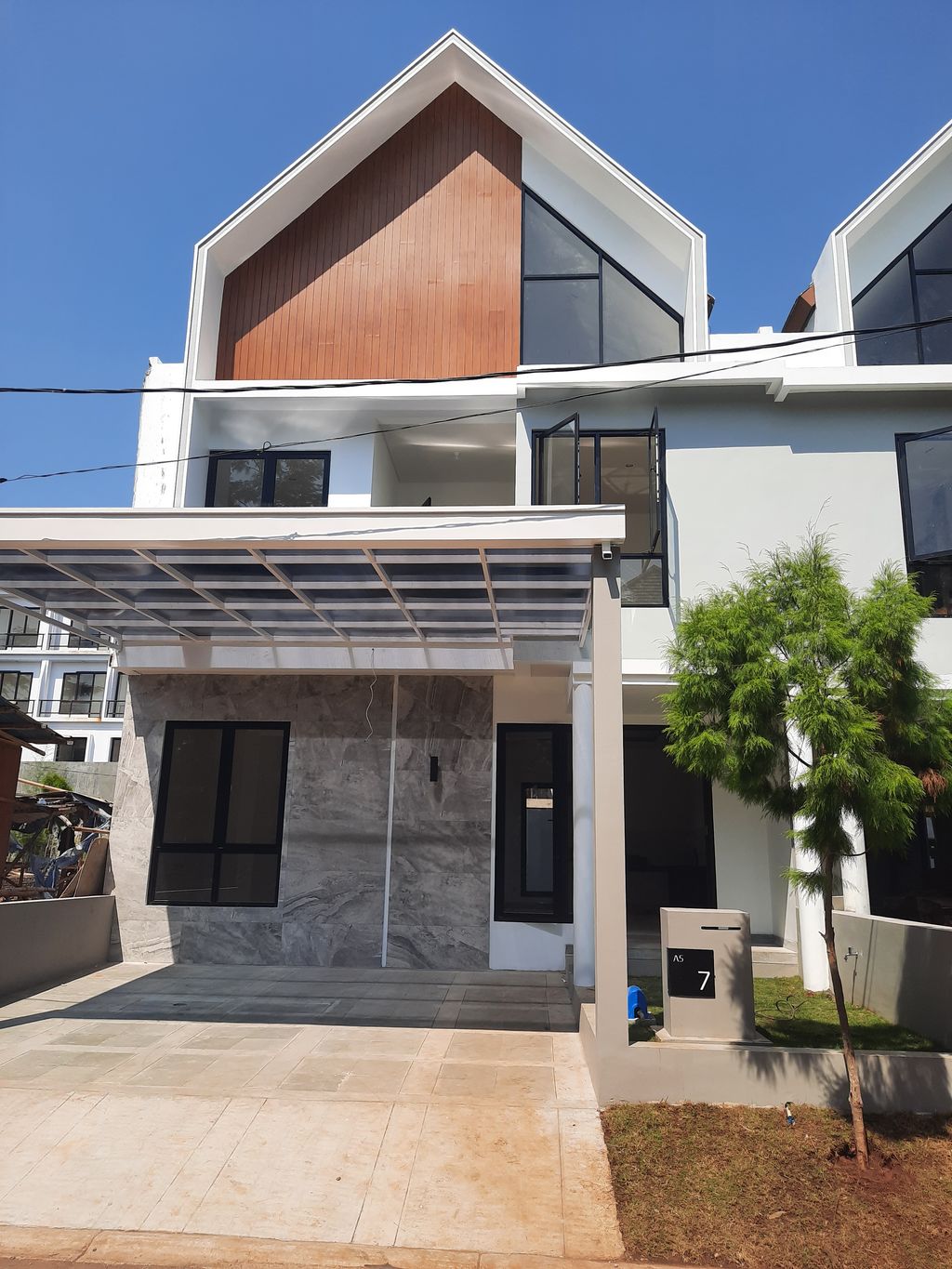 foto tampak rumah tipe Hanara KP A05/07 perumahan KEDATON PARK TAHAP 3B