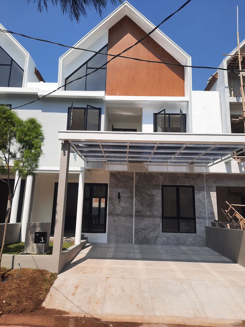 foto tampak rumah tipe Hanara KP A05/03A perumahan KEDATON PARK TAHAP 3B