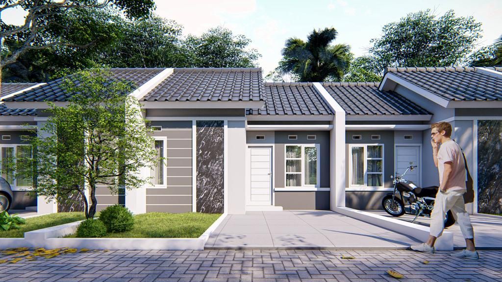 foto tampak rumah tipe 36 perumahan CAKRAWALA UTAMA RESIDENCE 6
