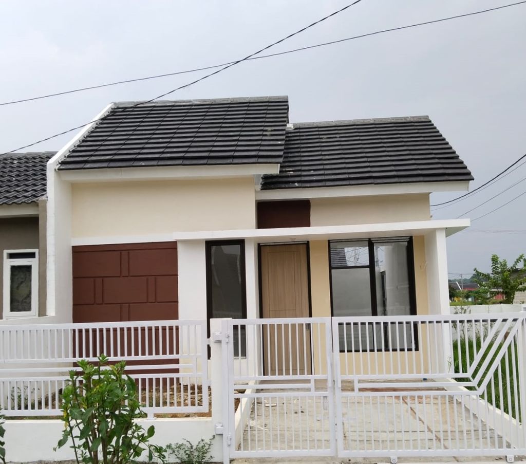 foto tampak rumah tipe KOM 28/82 DPP 356.700.000 perumahan Perumahan Puri Harmoni 8 Extension