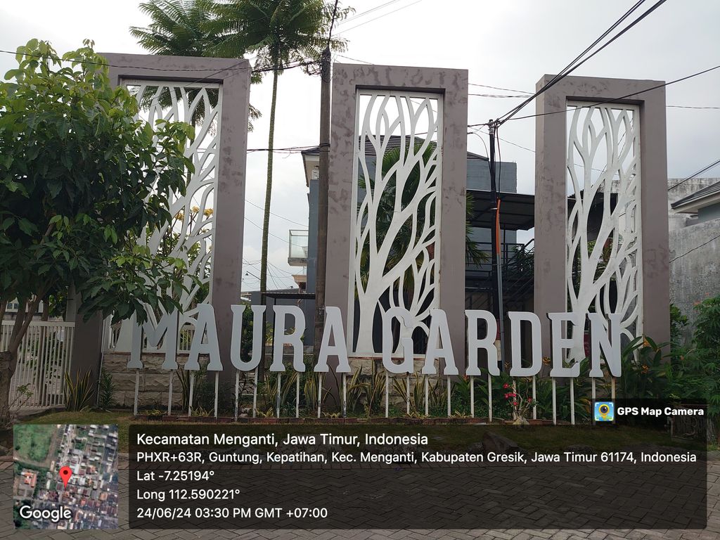 foto gerbang perumahan MUARA GARDEN