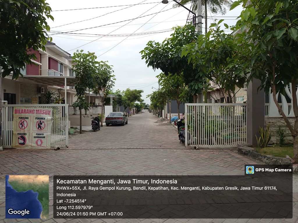 foto posisi tengah perumahan MUARA GARDEN