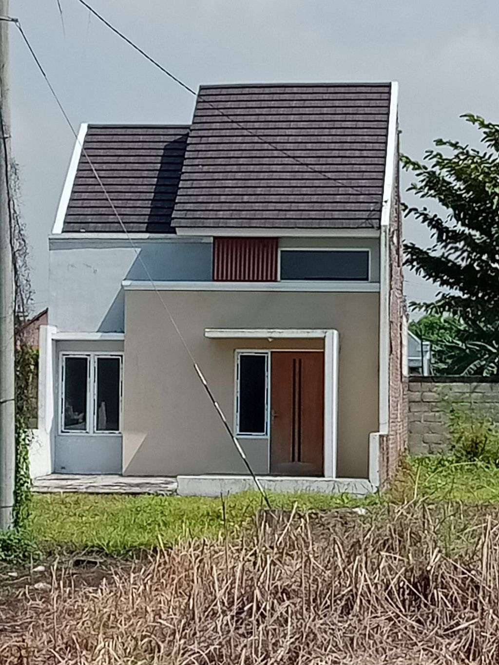 foto tampak rumah tipe 38 perumahan PALM VILLE REGENCY