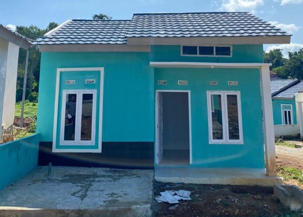 foto tampak rumah tipe 36 perumahan KAPURAN CENTER POINT