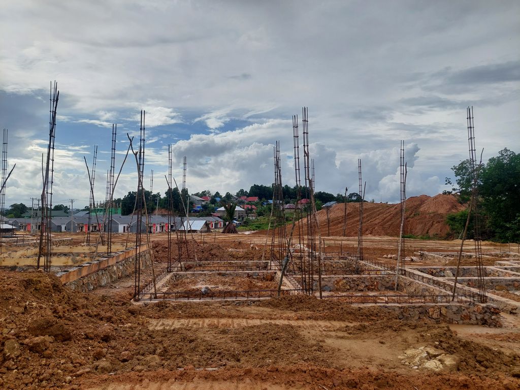 foto posisi tengah perumahan KABA RESIDENCE TAHAP 3