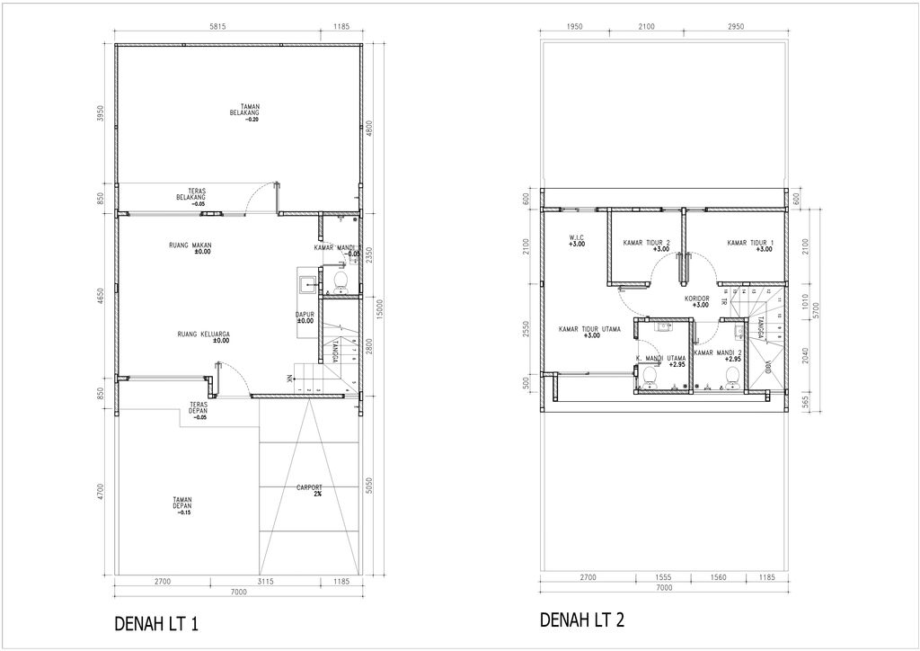 foto denah rumah tipe MD-0027 perumahan Rolling Hills 6