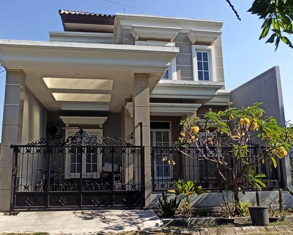 foto tampak rumah tipe CATTLEYA perumahan GREEN GARDEN REGENCY
