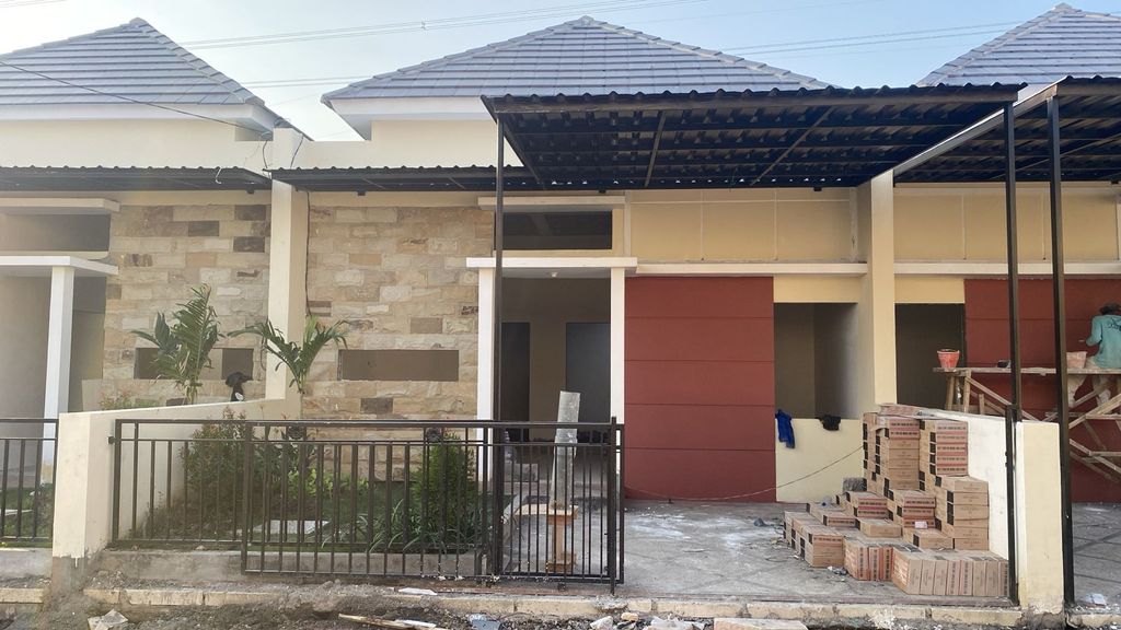 foto tampak rumah tipe LOTUS perumahan PERUMAHAN GRAND KEDAMEAN REGENCY TAHAP III
