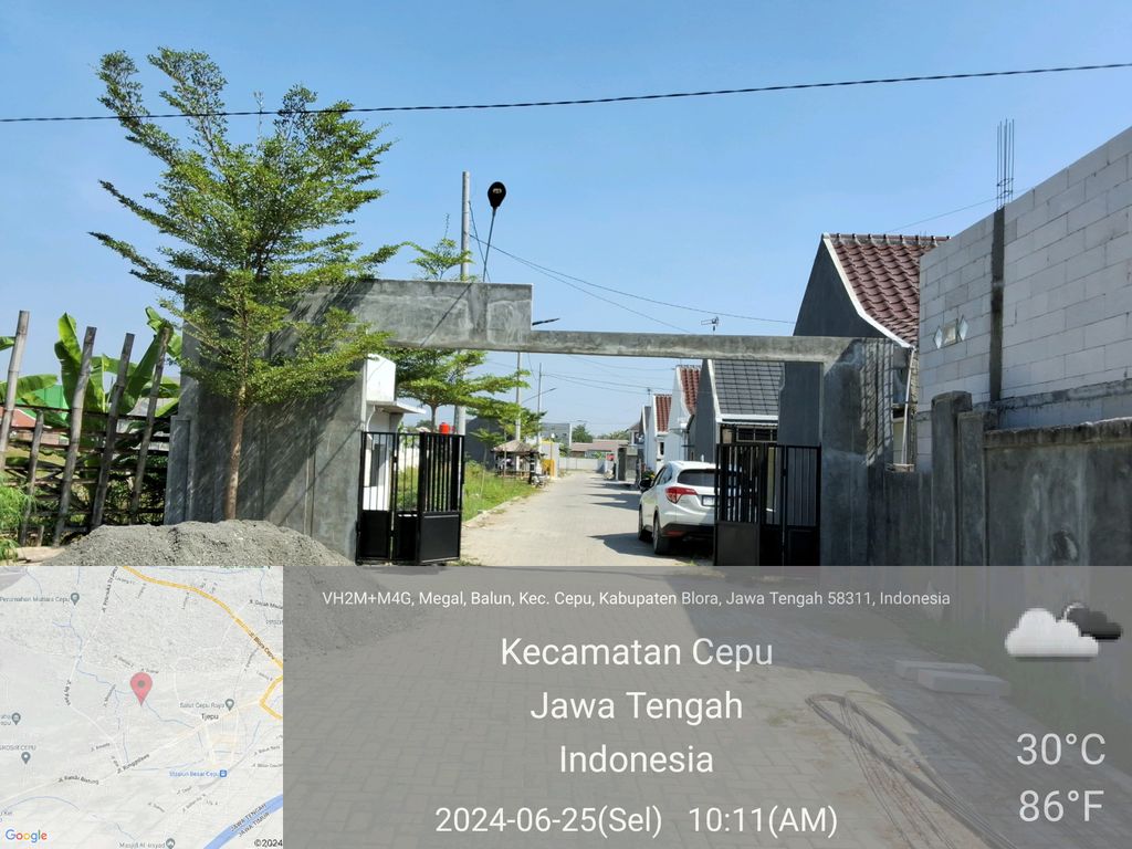 foto gerbang perumahan Mega Permay 2