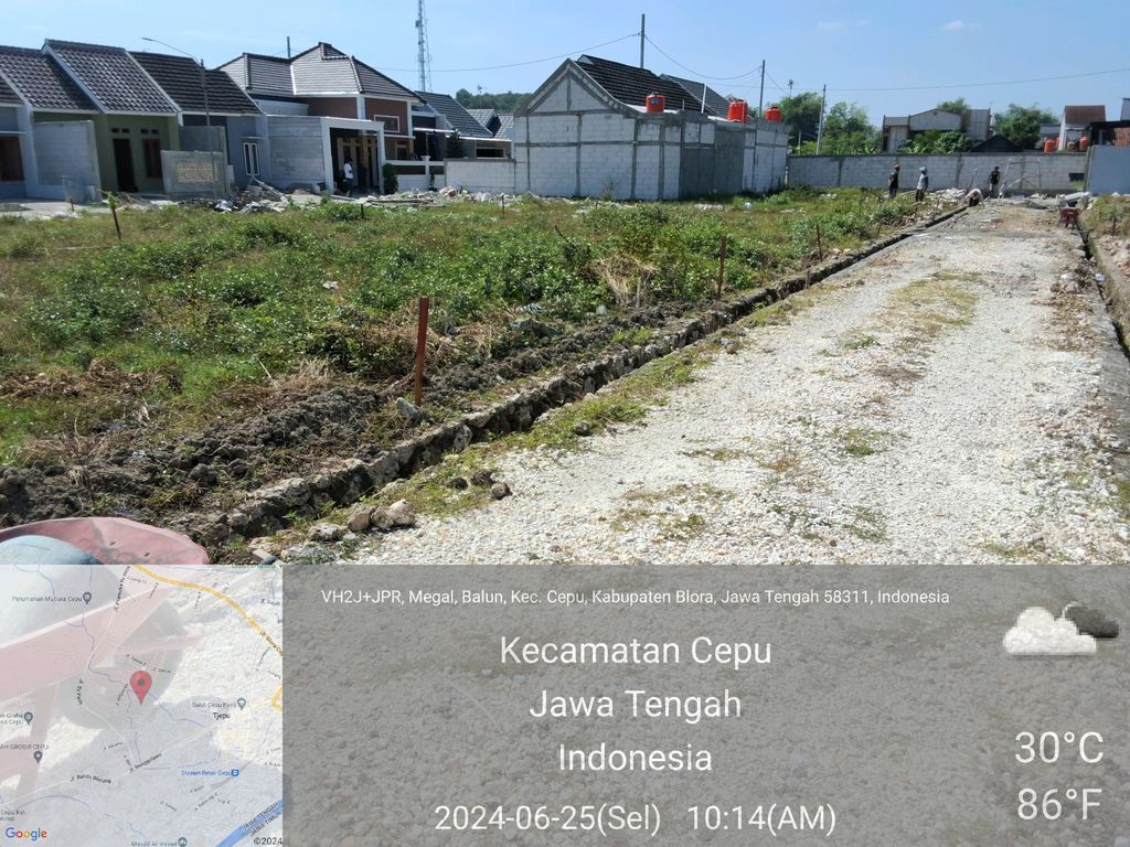 foto posisi tengah perumahan Mega Permay 2