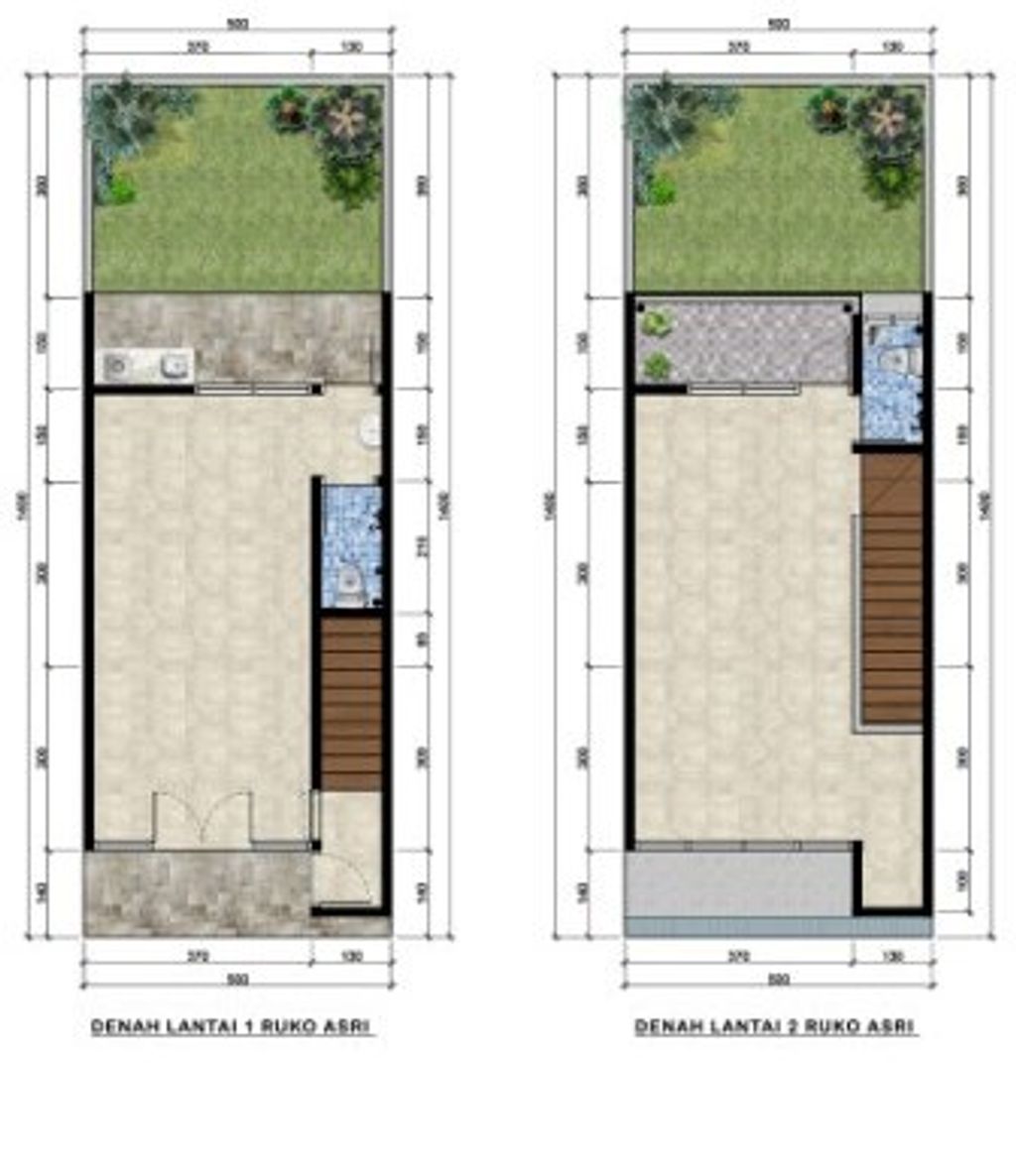 foto denah rumah tipe RUKO 85/70 perumahan ARYANA KARAWACI 3