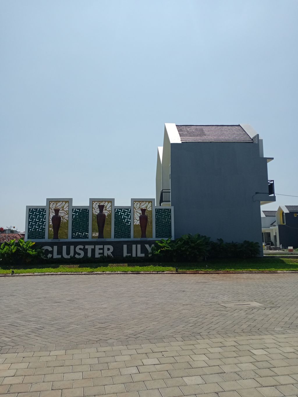 foto posisi tengah perumahan Green Oase Homy Residence Cluster Lily